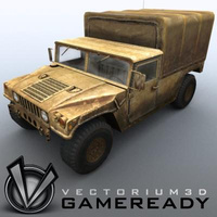 Preview image for 3D product Game Ready - Humvee - WarHorse 01